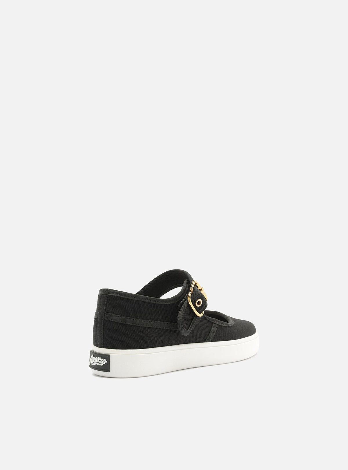 Zapatilla Bailarina Negro Lona Metales - ARZ
