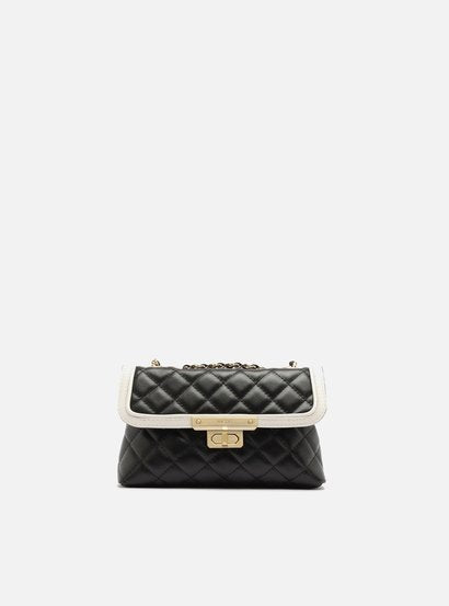 Bolso Bandolera Multineutro Cuero Pequena Matelassê Cadena - ARZ