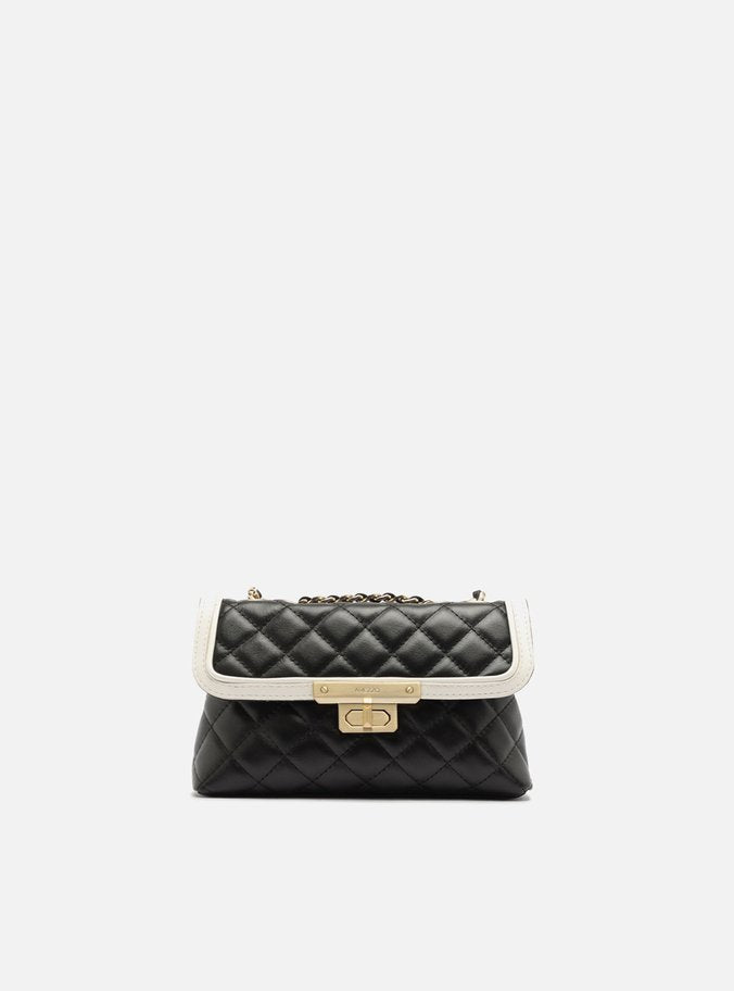Bolso Bandolera Multineutro Cuero Pequena Matelassê Cadena - ARZ