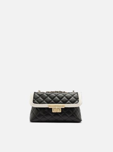 Bolso Bandolera Multineutro Cuero Pequena Matelassê Cadena - ARZ